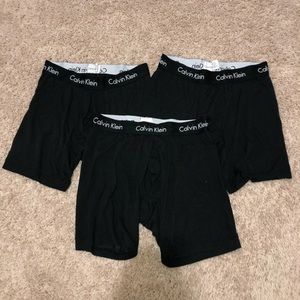 Calvin Klein Black Underwear Boxer Briefs 3 Pack